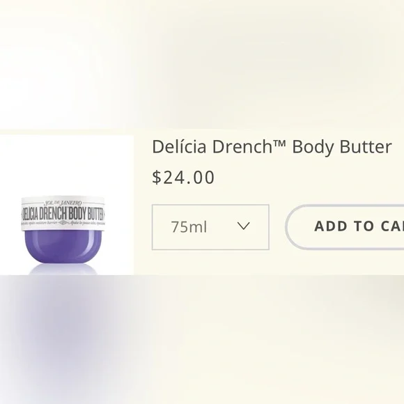 Sol de Janeiro Delicia Drench Body Cream 75ml - Picture 6 of 6